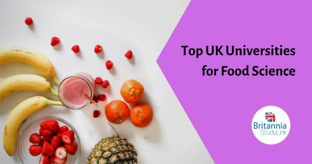 top uk universities food science