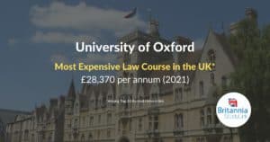 most expensive law course in the uk