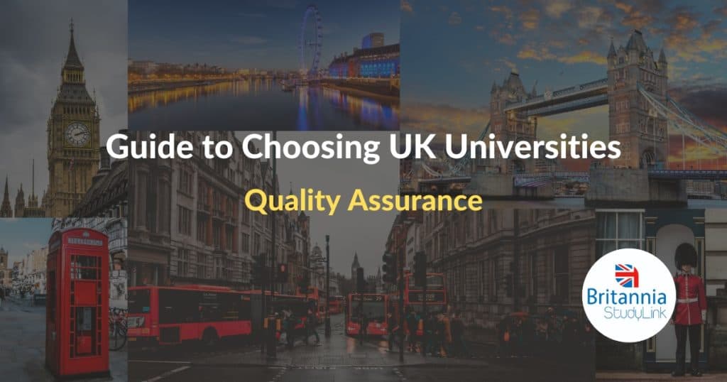 guide to choosing uk universities - quality assurance