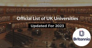 list of uk universities