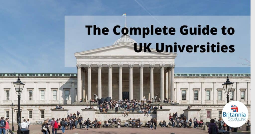 the complete guide to UK universities