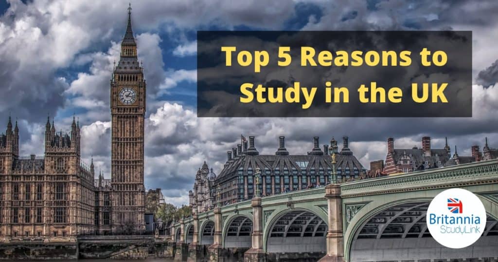 top 5 reasons to study in the uk