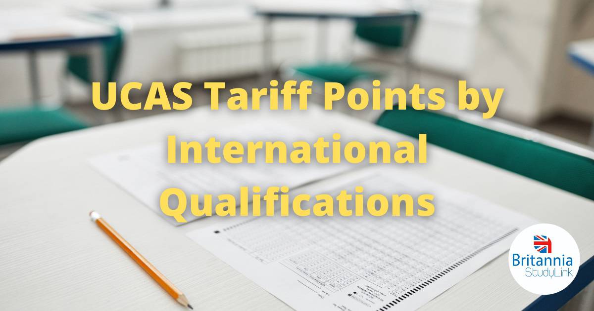 UCAS Tariff Points by International Qualifications