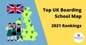 Top UK Boarding Schools Map