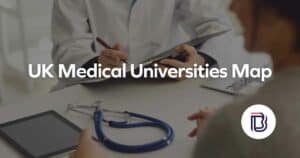 UK Medical Universities Map